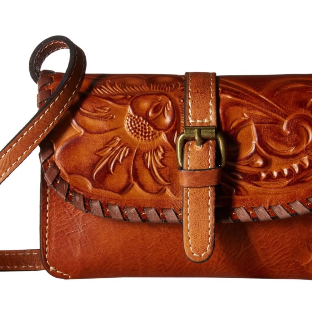 Patricia Nash Gold Torri Crossbody Bag